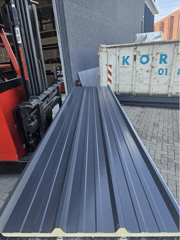 Ecopanelen, dakpanelen, dakplaten, antraciet, 30 mm