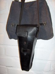 Lederen tas voor geweergranaat.