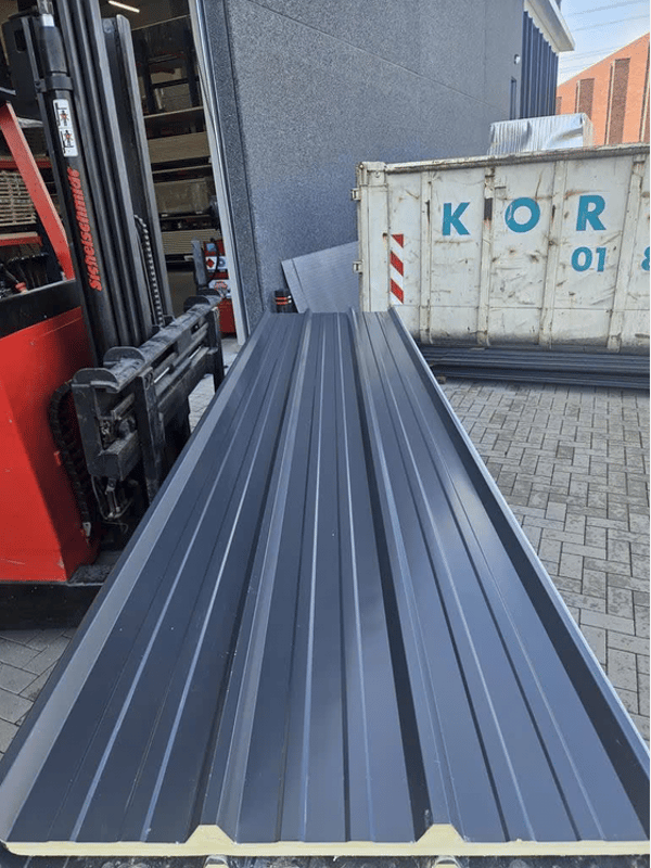 Ecopanelen, dakpanelen, dakplaten, antraciet, 30 mm