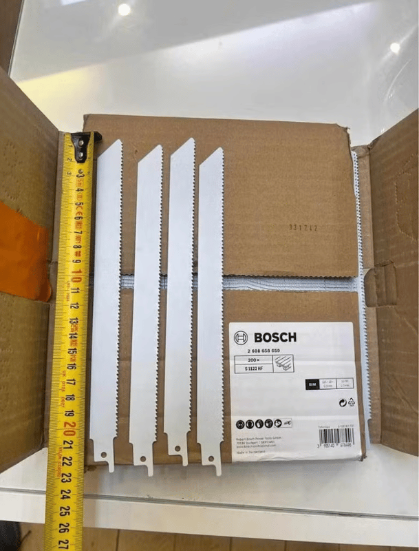 Te koop: Bosch S1122 reciprozaagbladen – Per 200 verpakt!