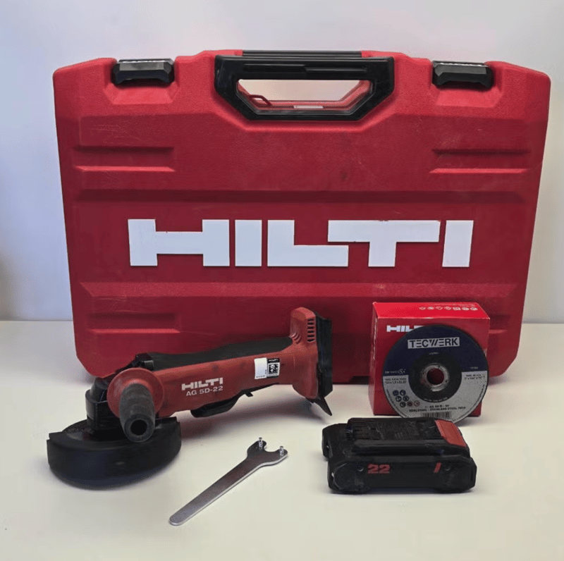 Hilti AG 5D-22 Haakse Slijper Incl. Accu | Nieuwstaat