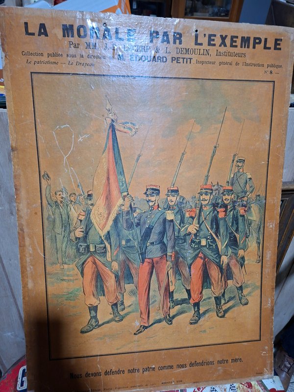 Oude Franse pancarte